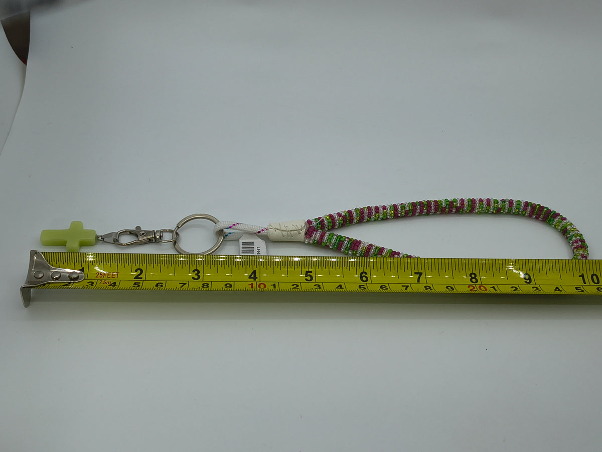 Beaded Wrist Lanyard by Lillian & Vernon Steele, Apache