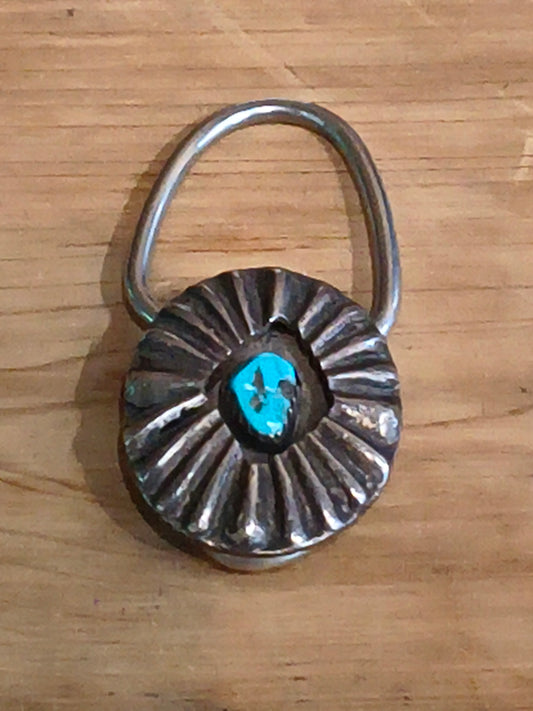 Vintage Key Chain with Turquoise
