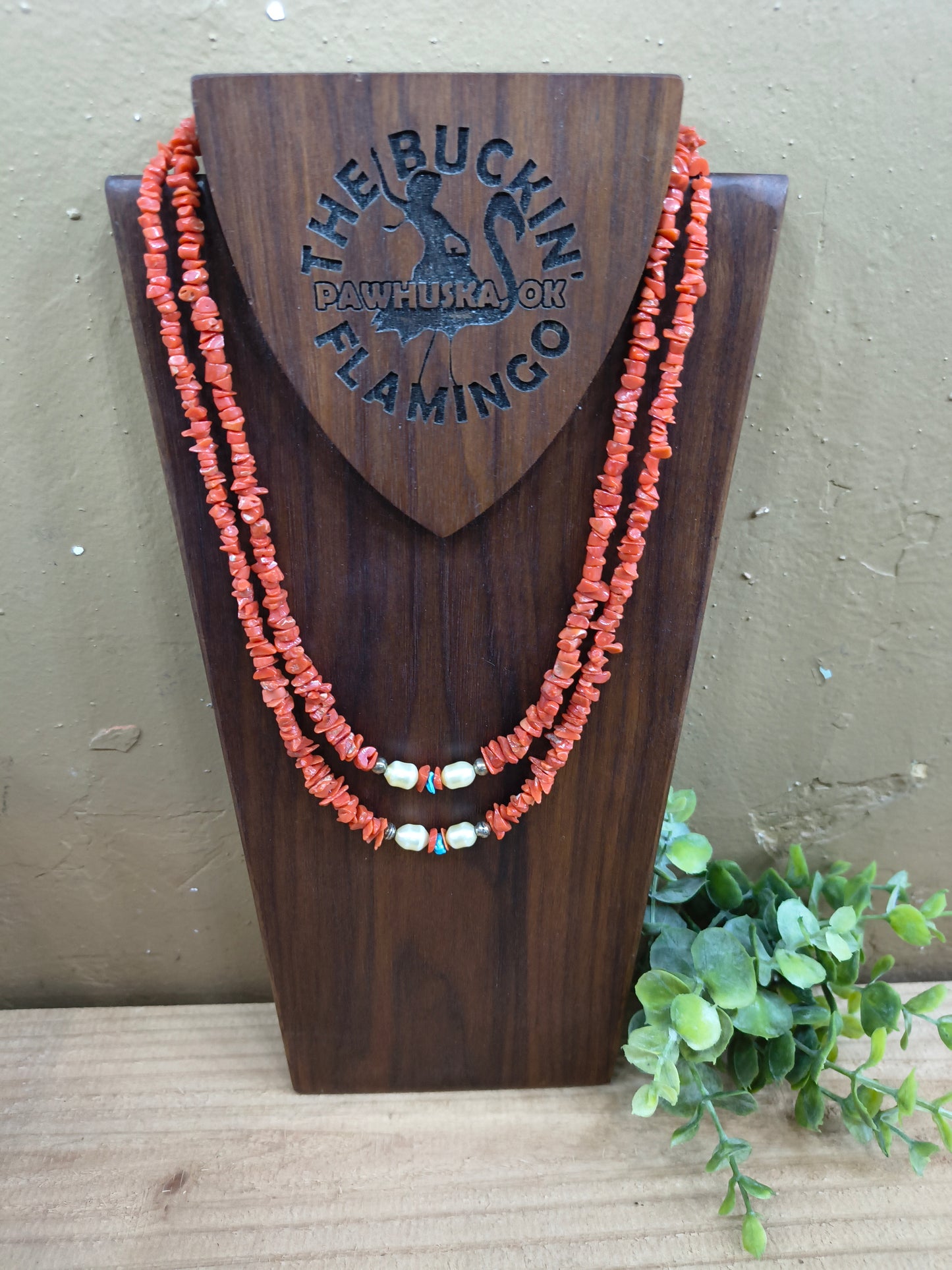 Coral, Turquoise and Freshwater Pearls