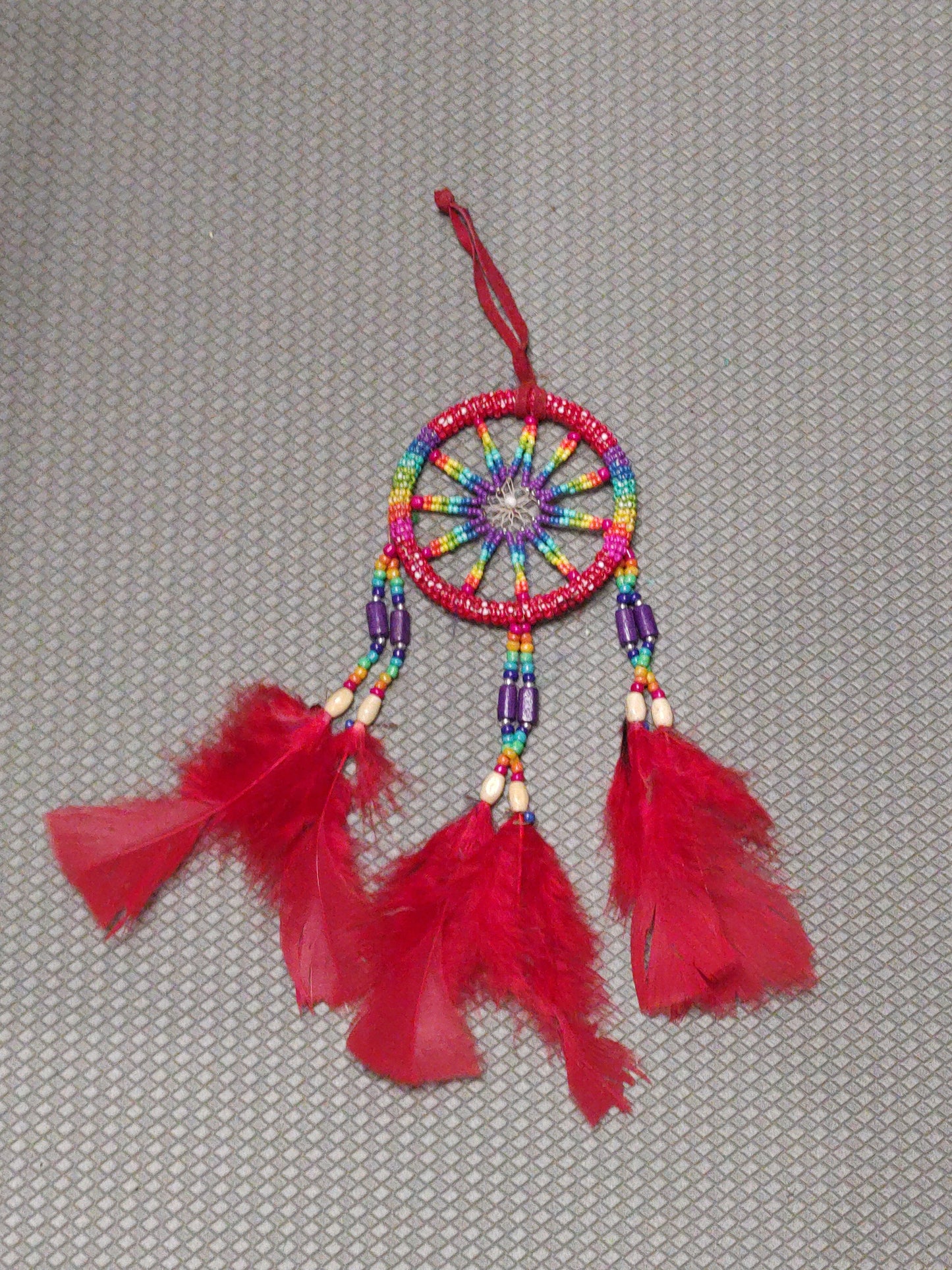 3 inch Beaded Dreamcatcher