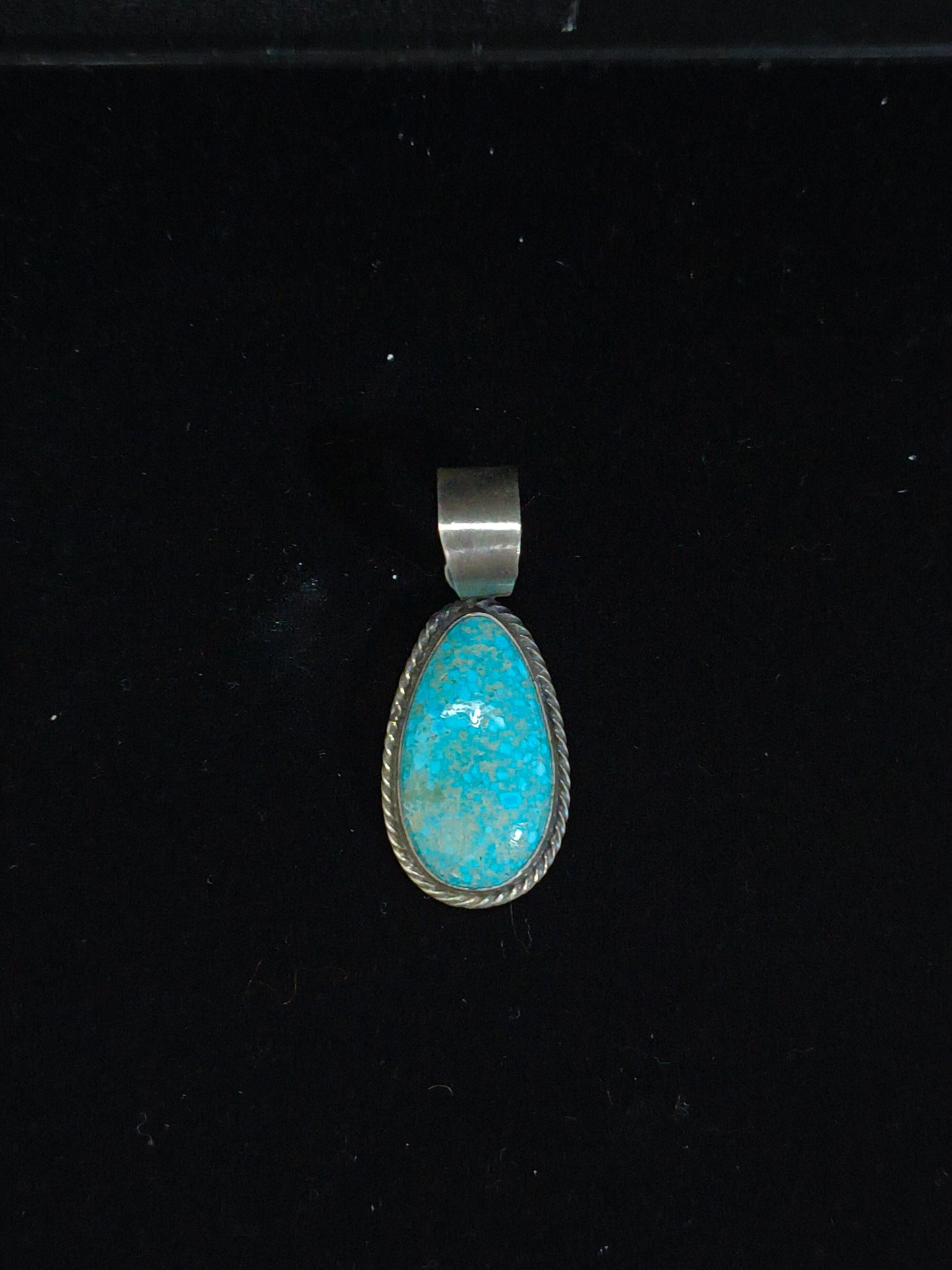 Sonoran Rose Turquoise Pendant