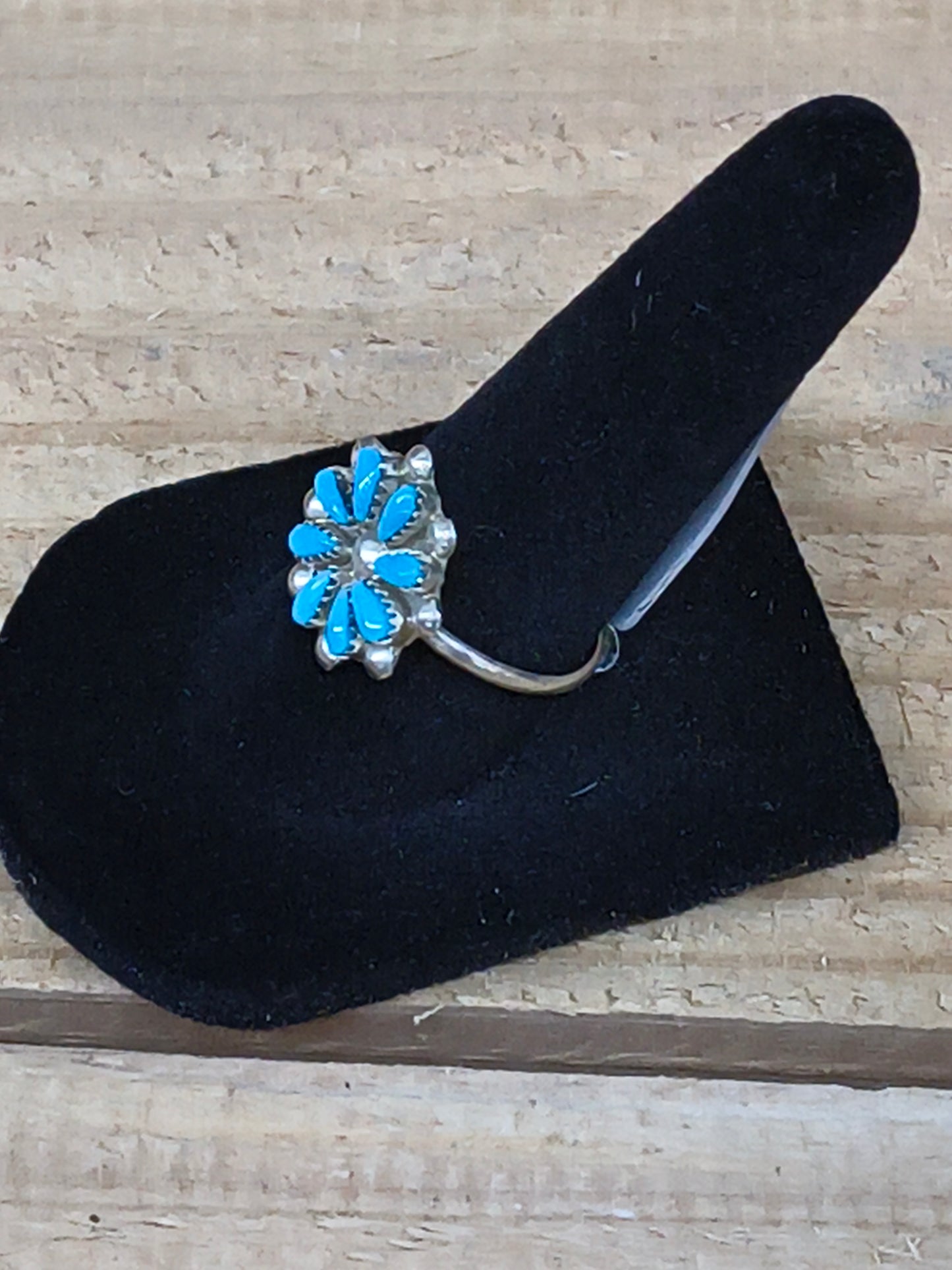 7.0 Turquoise Cluster Ring