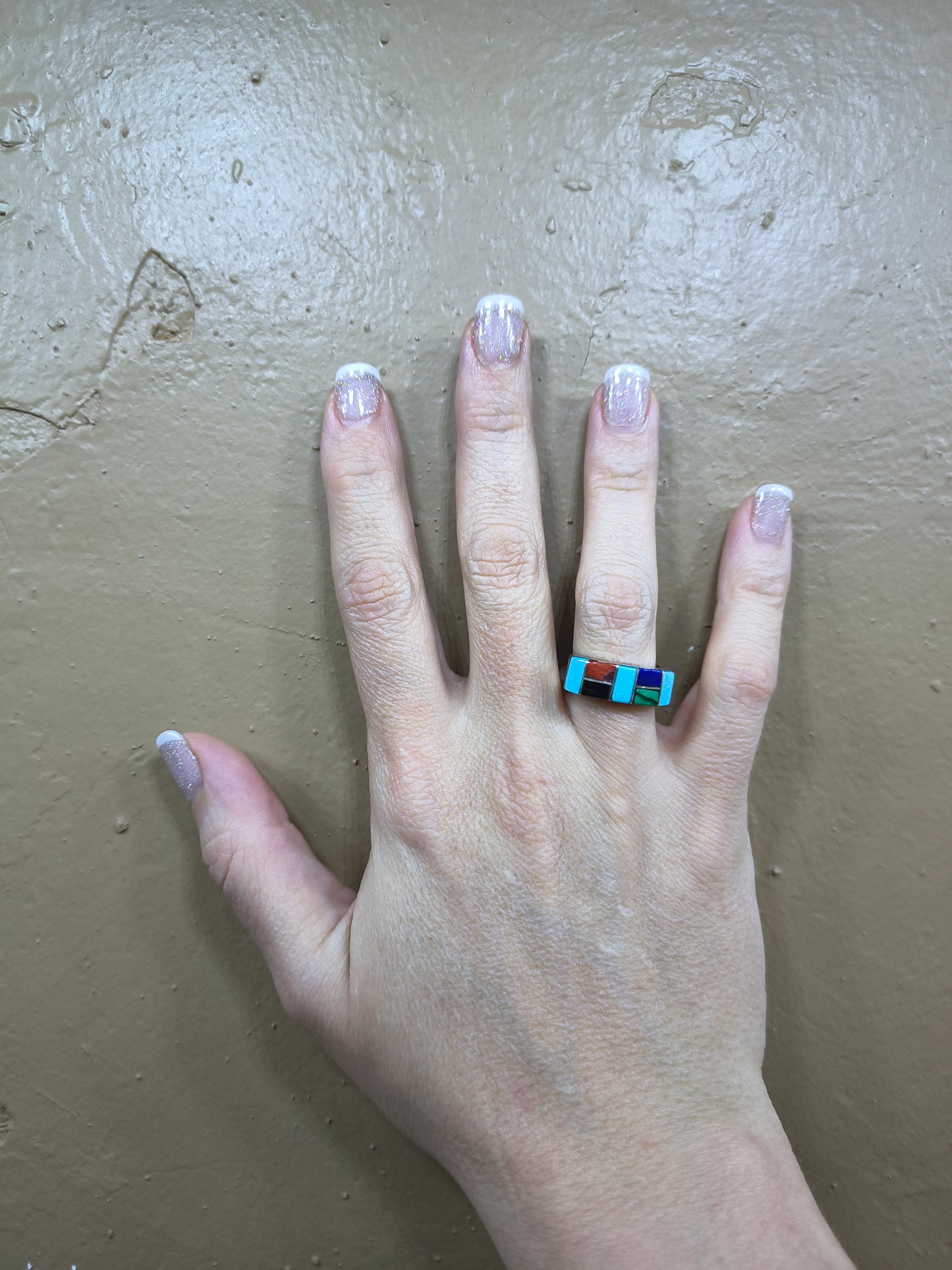 6.0 - Zuni Inlay Band Ring