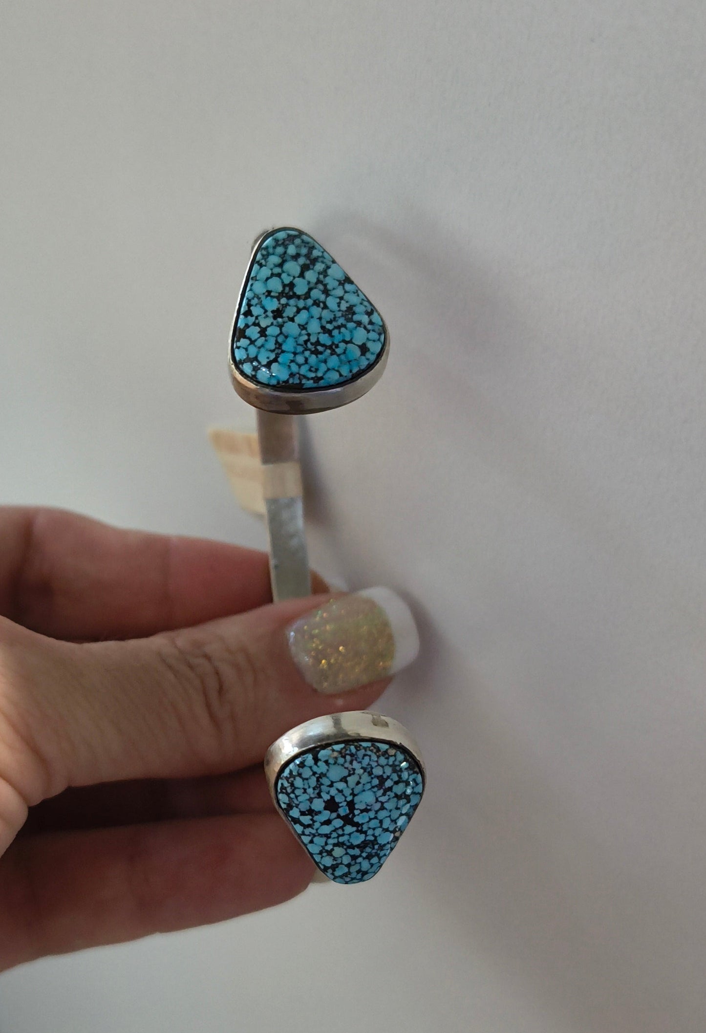 2 Stone Cuff Bracelet