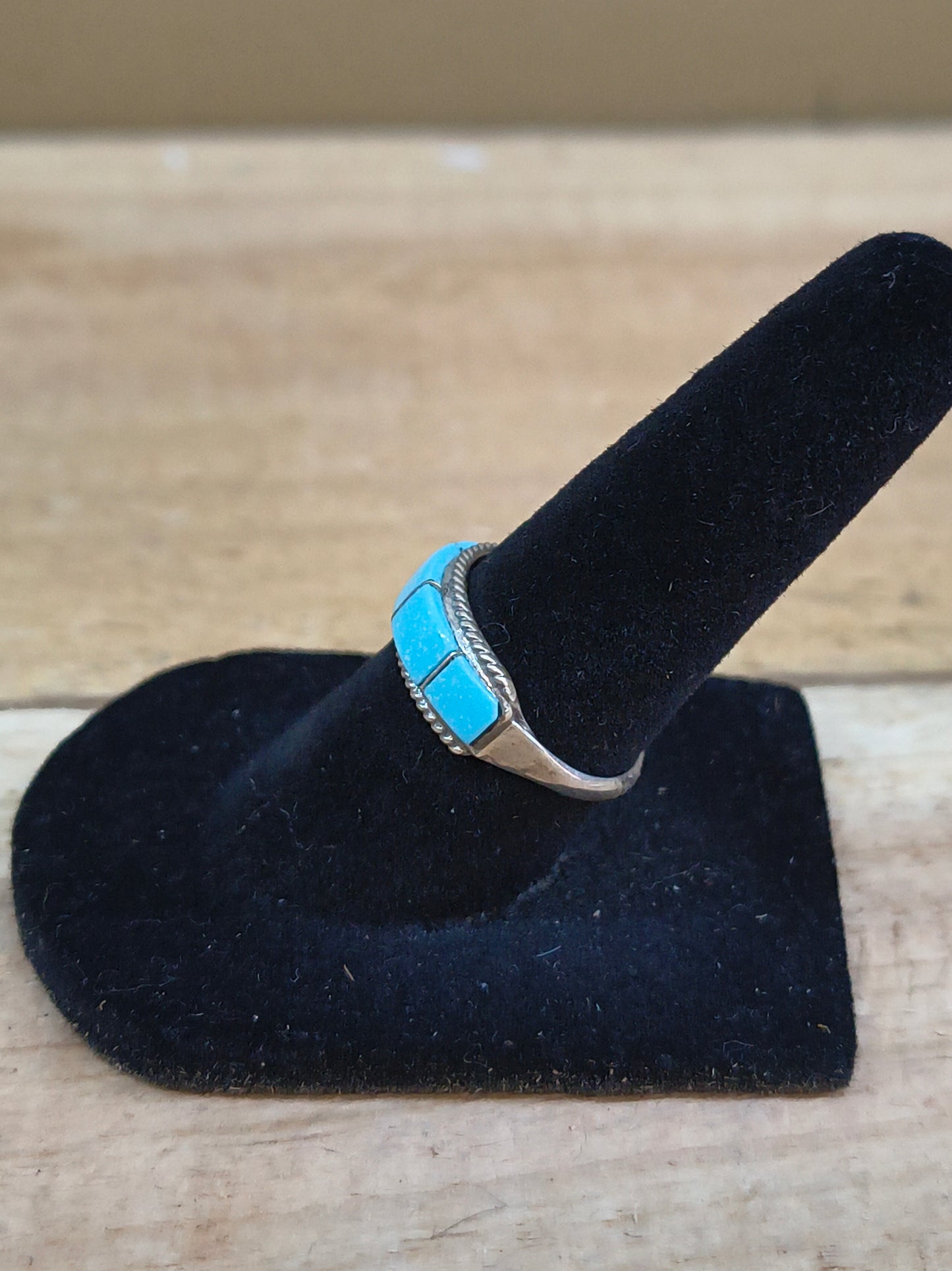 6.0 Turquoise Inlay Band Ring