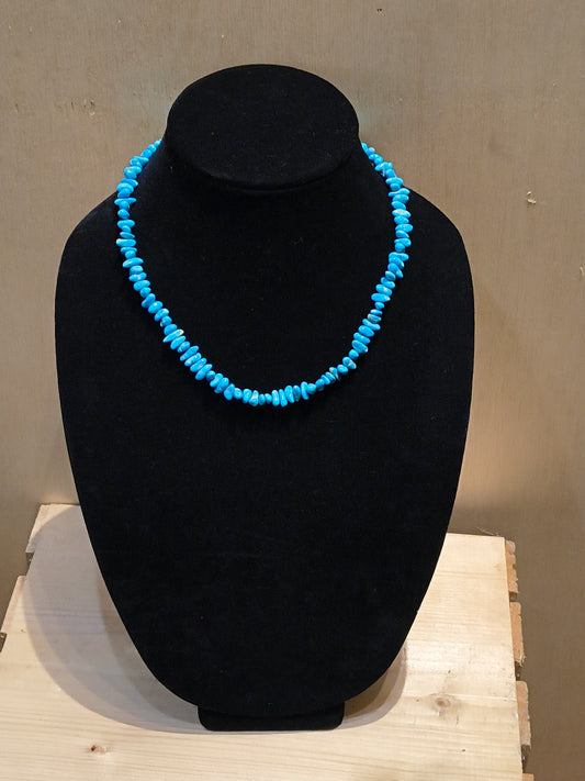 18" Chunk Turquoise Necklace