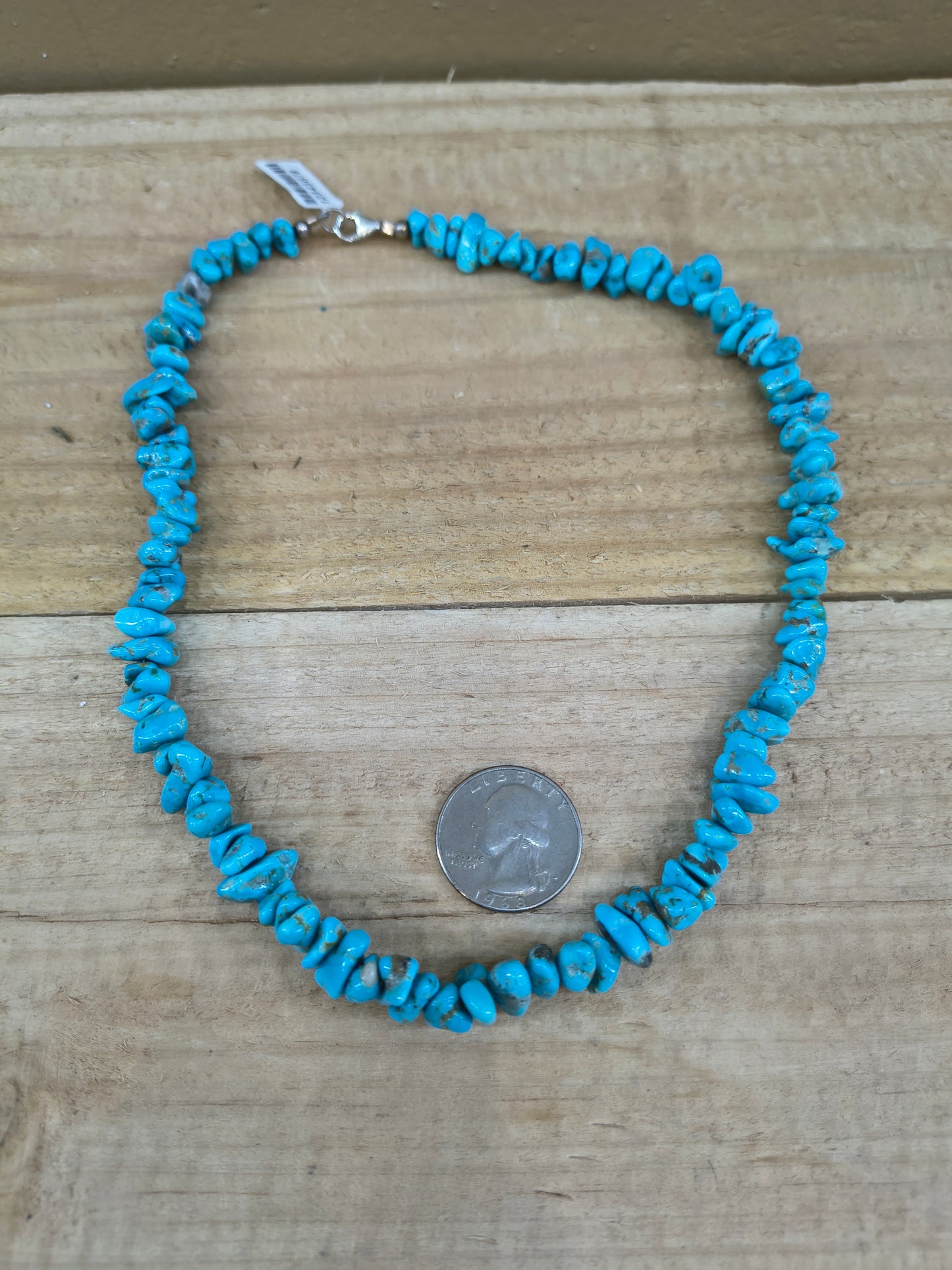 18" Chunk Turquoise Necklace