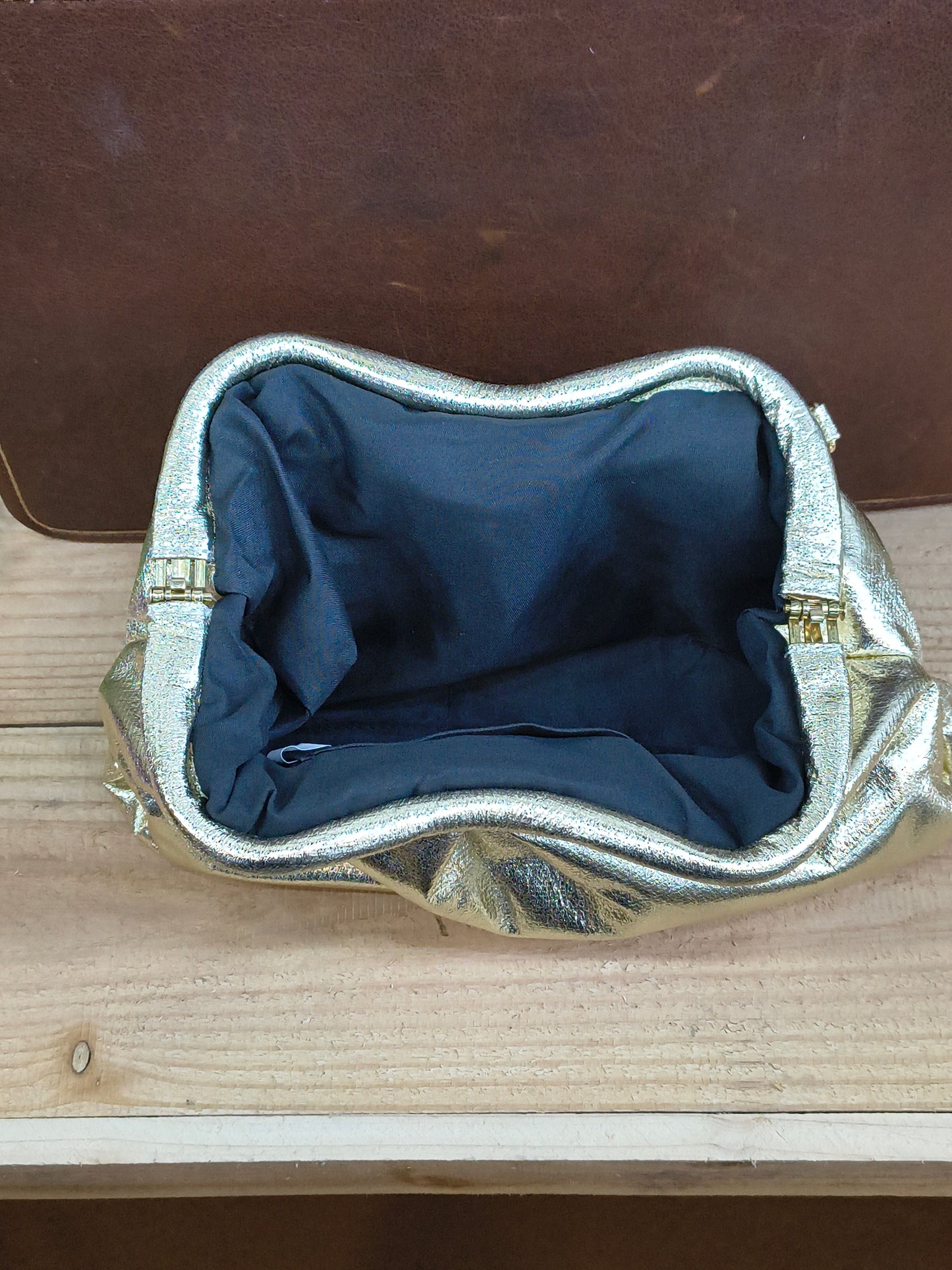 Metallic Clutch Handbag