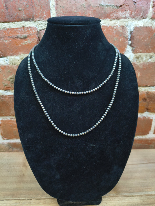42” 4mm Navajo Style Pearls