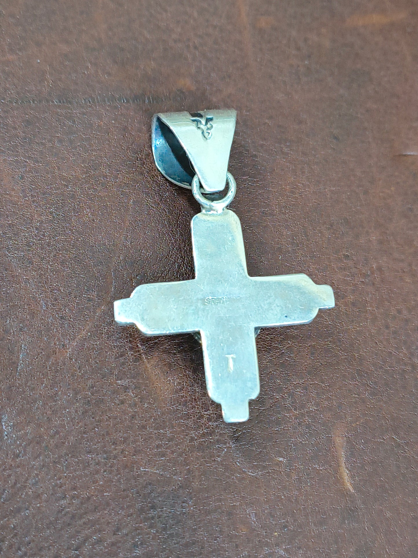Egyptian Turquoise Zia Symbol Pendant 11mm Bail by T.