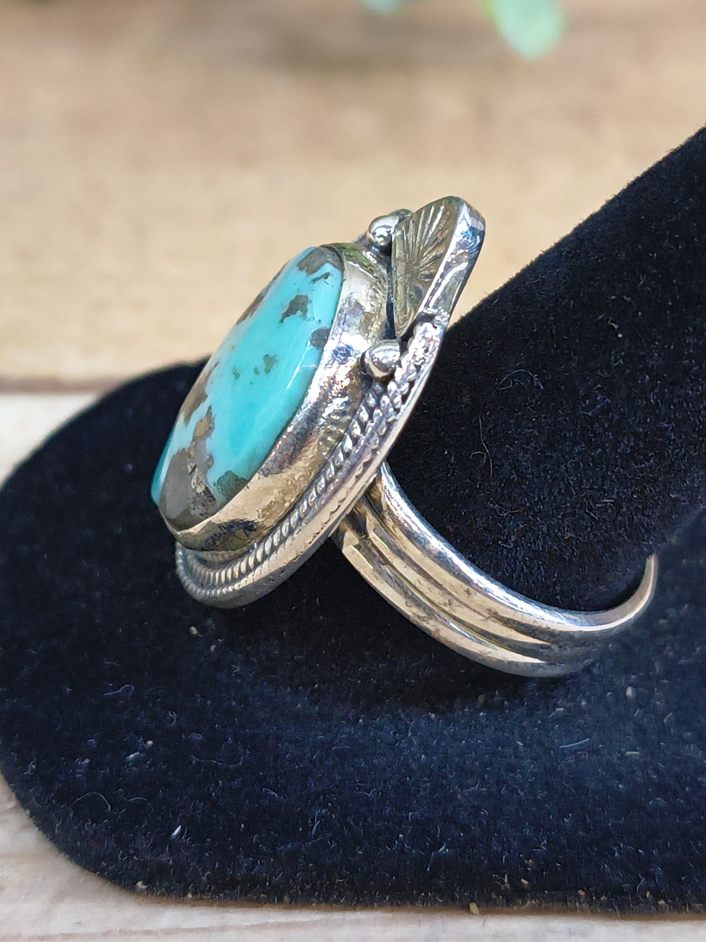 9.5 Kingman Turquoise Ring
