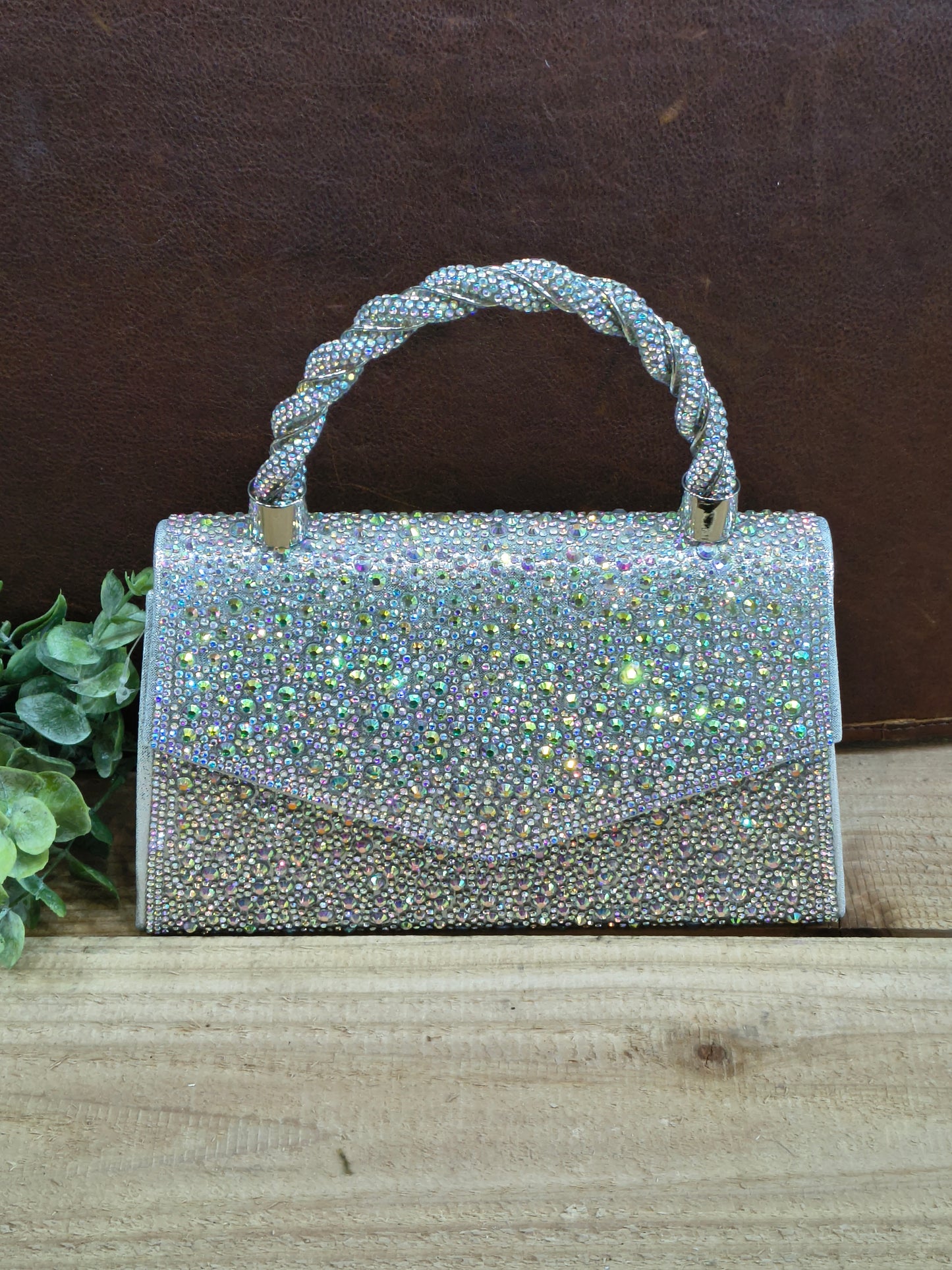 Diamond Envelope Handle Purse
