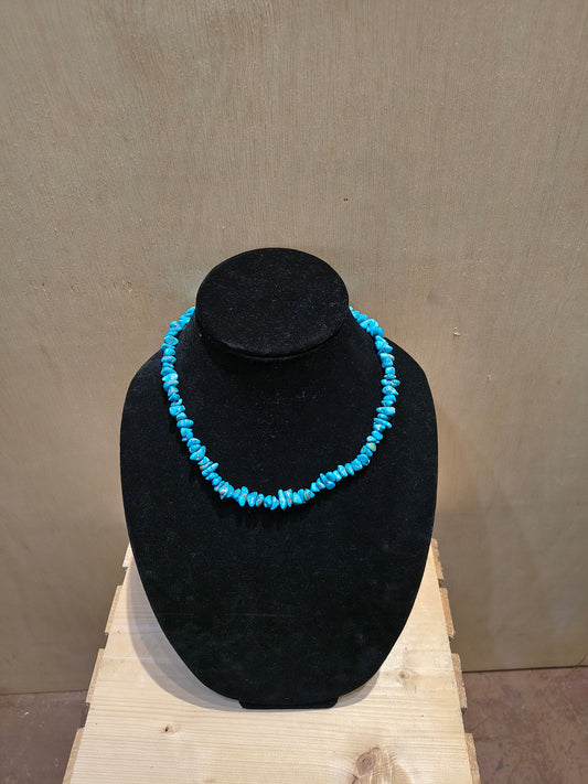 18" Chunk Turquoise Necklace