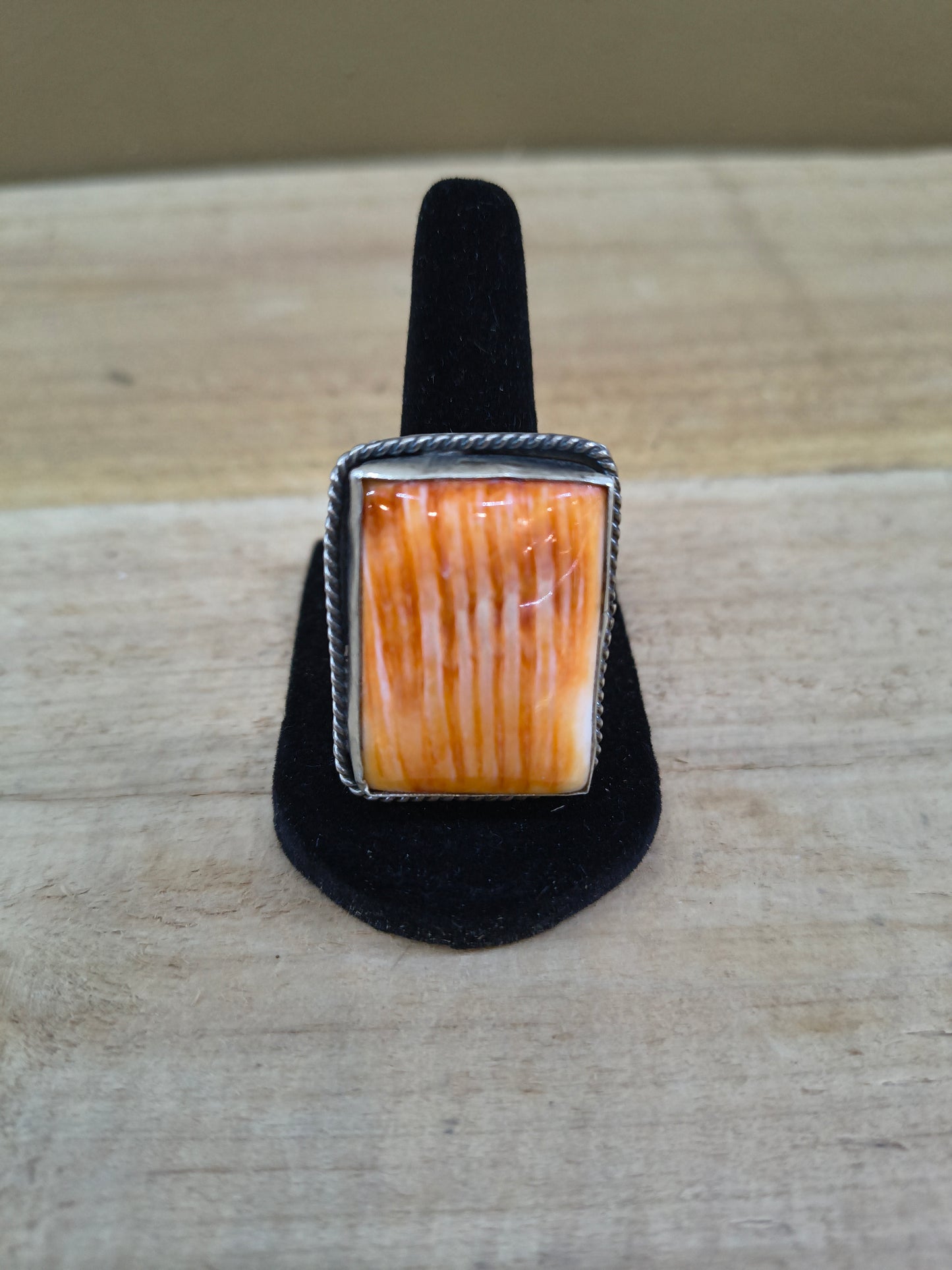 12.0 Orange Spiny Oyster Ring