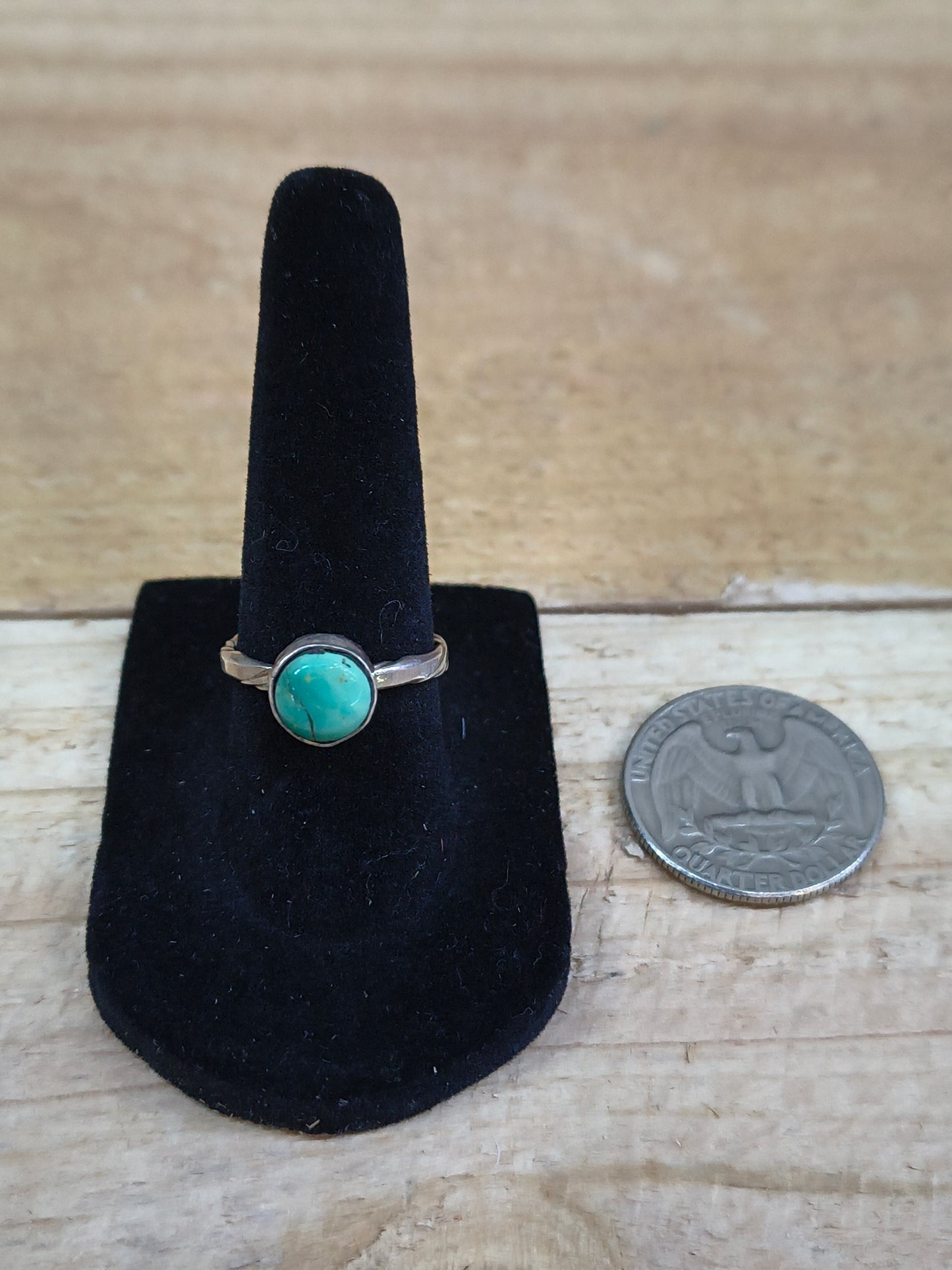 6.0 Sonoran Gold Turquoise Round Rings
