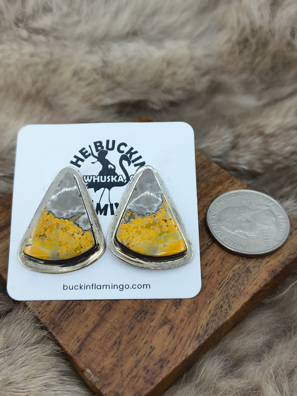 Bumblebee Jasper Earrings by Marie Jackson