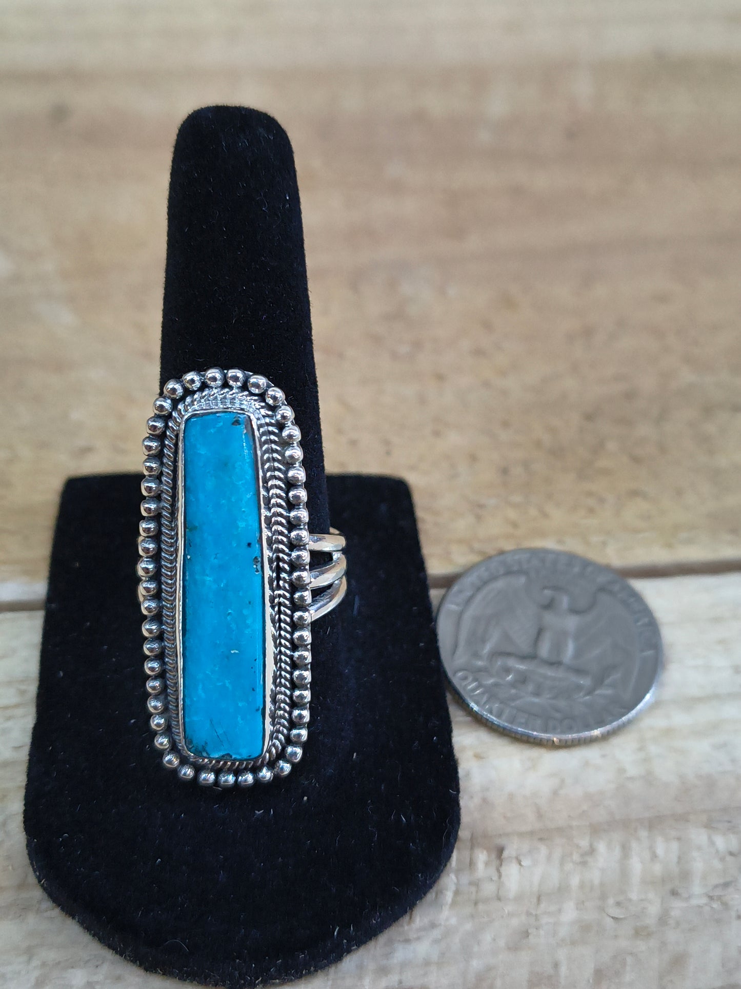 7.0 Kingman Turquoise Ring