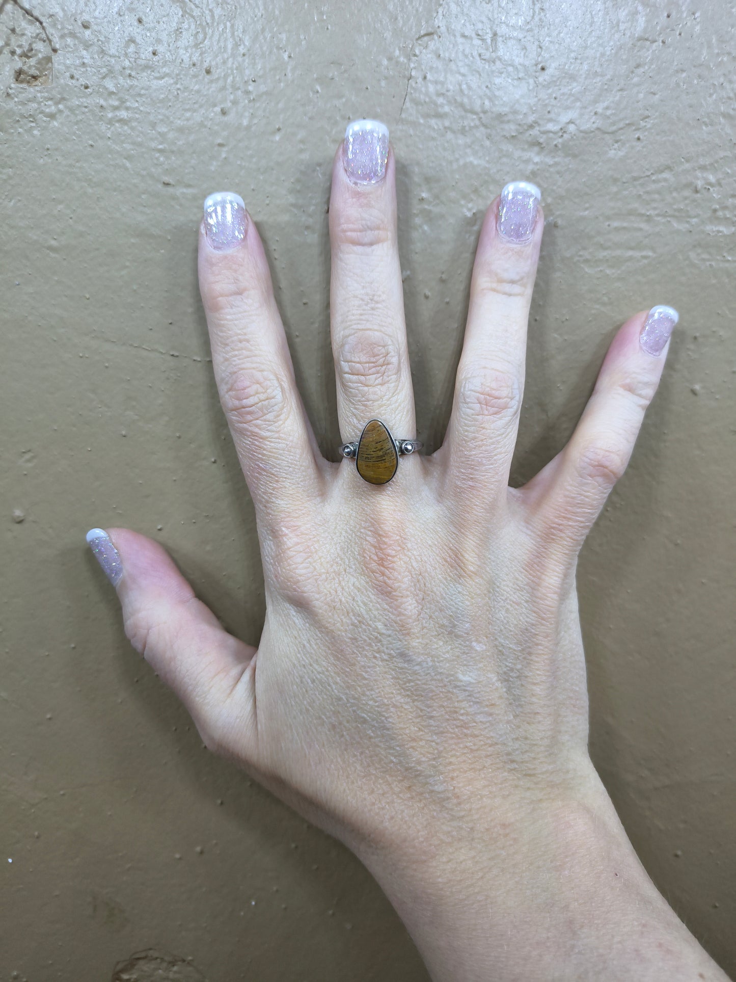 7.5 Royston Turquoise Ring by Scott Skeets, Navajo
