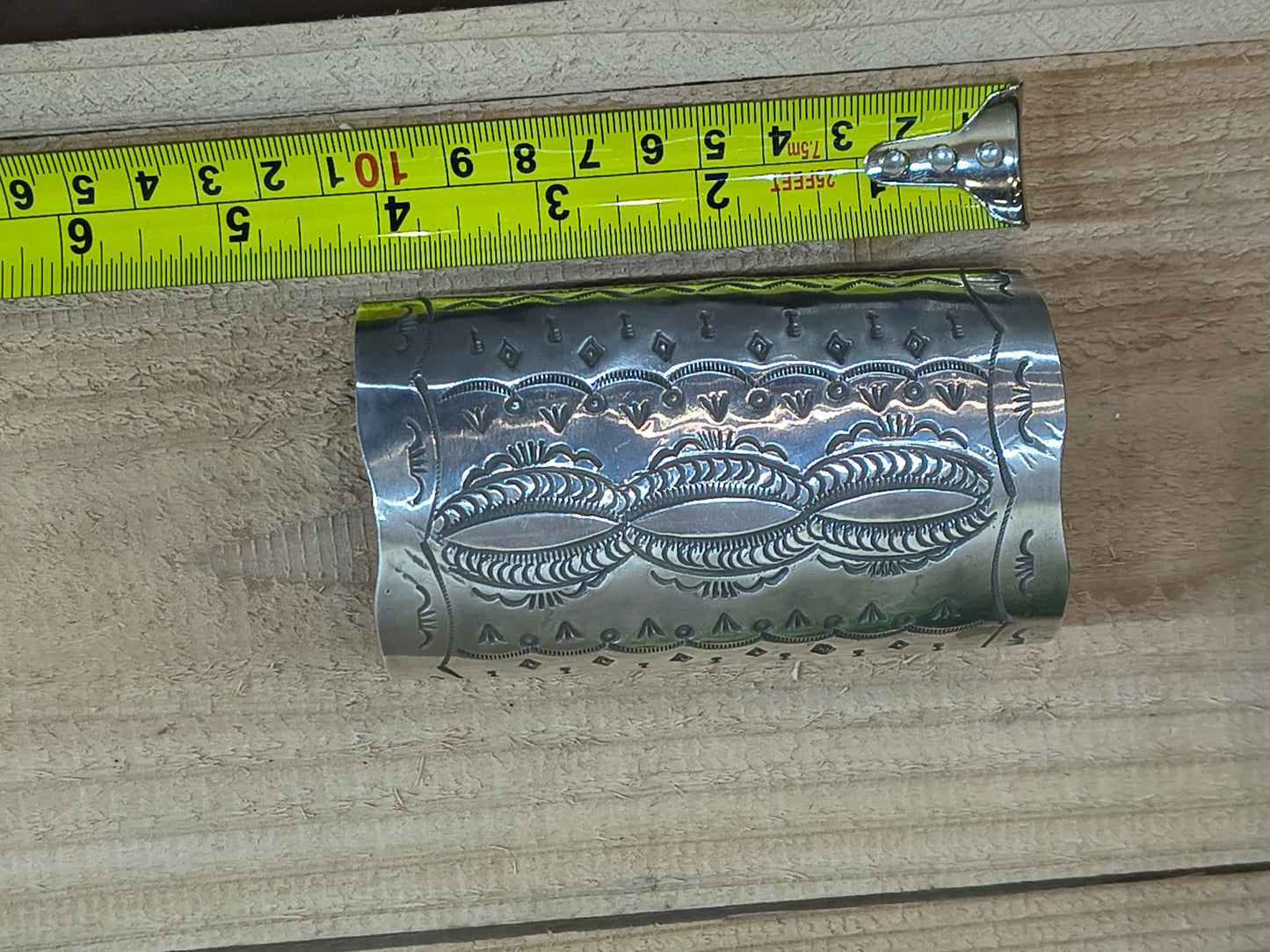 Large Silver 7" Cuff or Bow Guard