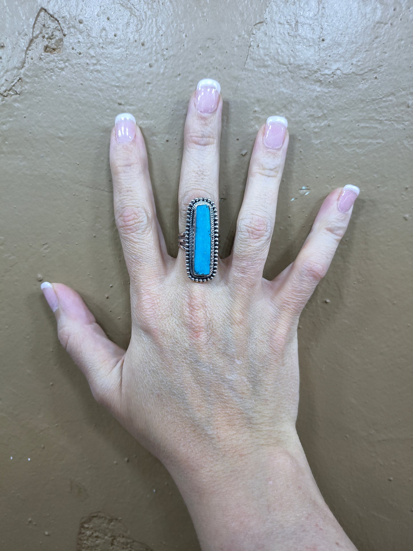 7.0 Kingman Turquoise Ring