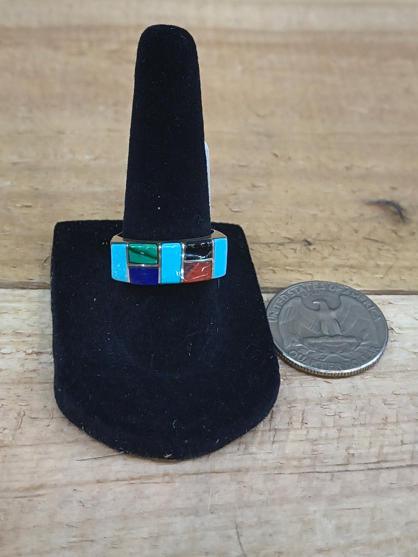 6.0 - Zuni Inlay Band Ring