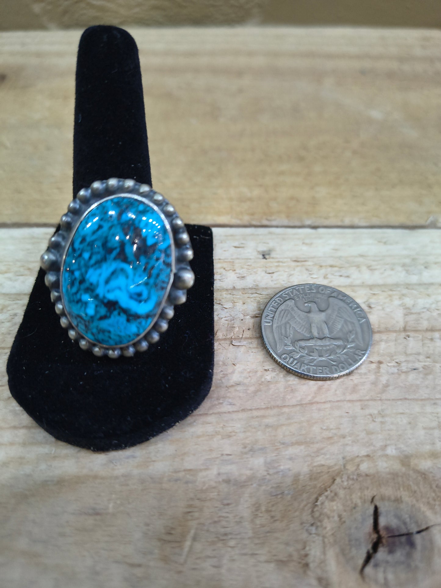9.0 Kingman Turquoise by Boyd J. Ashley, Navajo