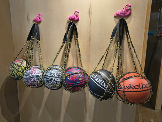 Basketball Purse in Chain Net