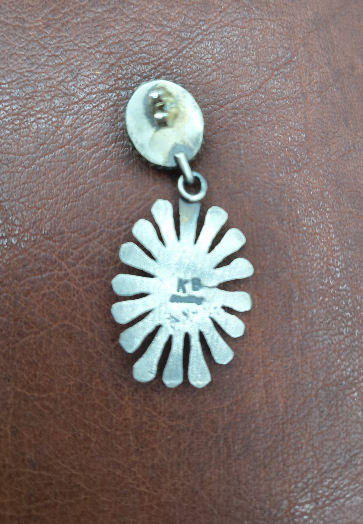 Kingman Turquoise Post by Kevin Bellah, Navajo