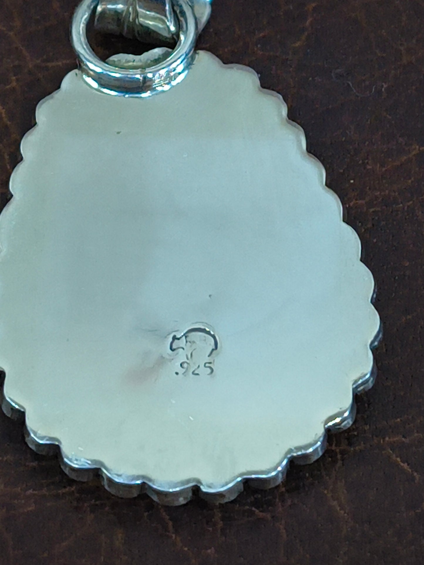 Turquoise 6 Stone Pendant with a 7.3mm Bale by Genevieve Francisco, Navajo