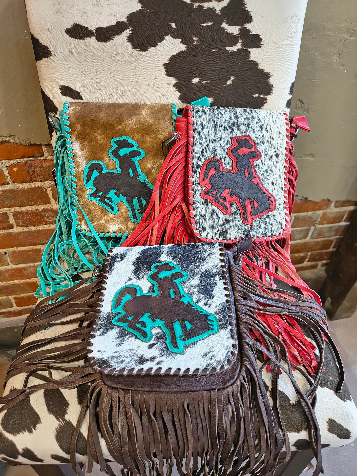 Buckin' Horse and Rider Small Crossbody Purse