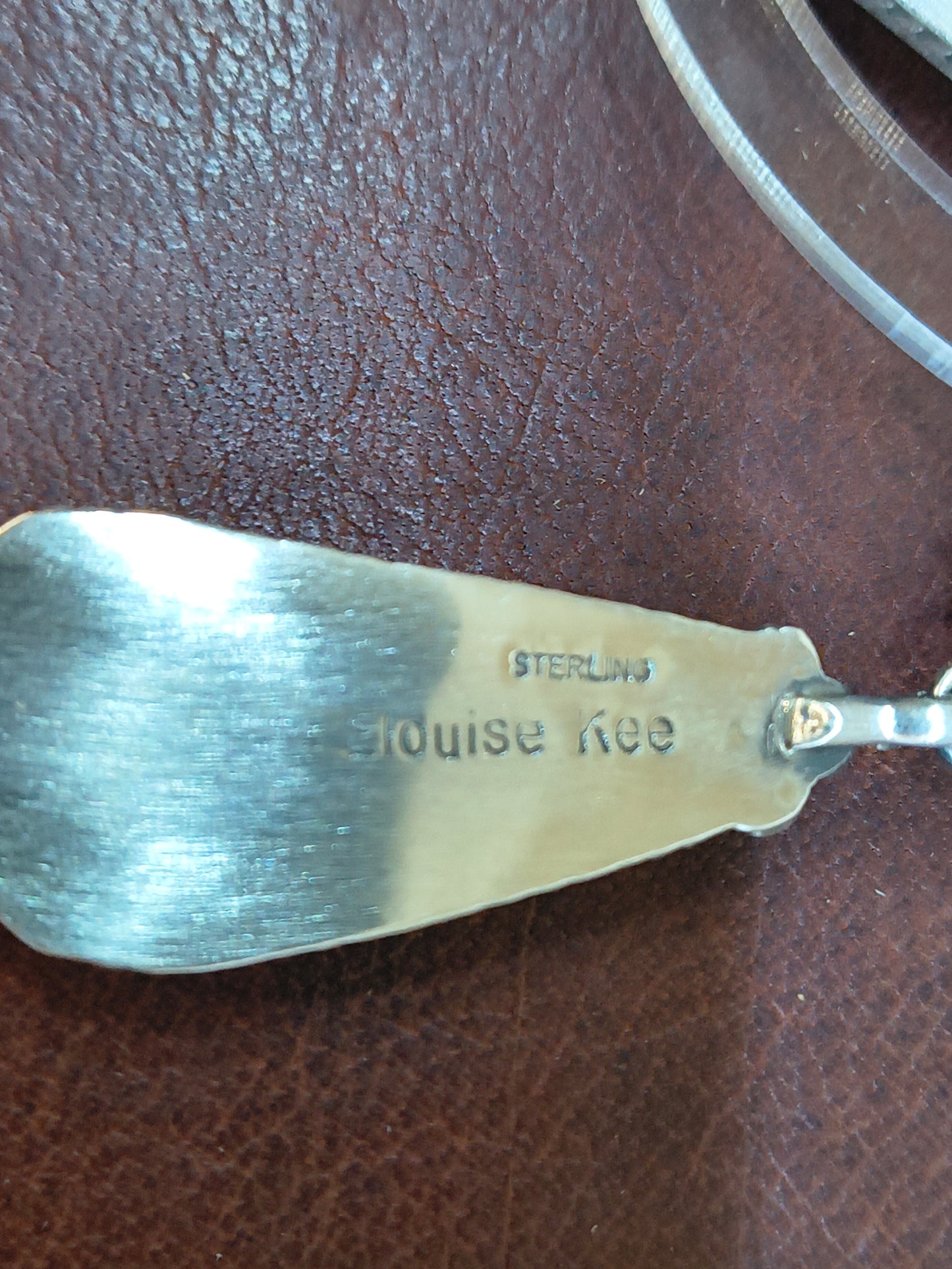 Kingman Turquoise Dangle Earrings by Elouise Kee