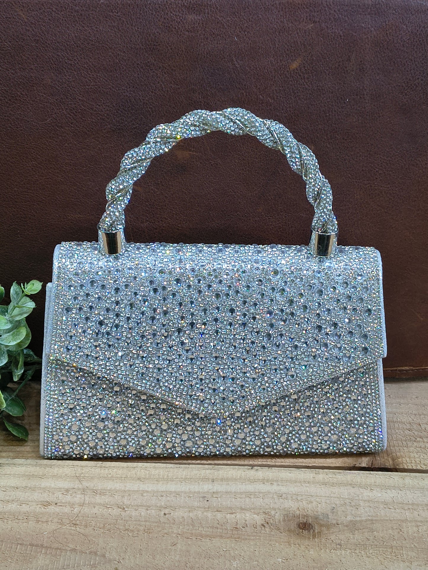 Diamond Envelope Handle Purse