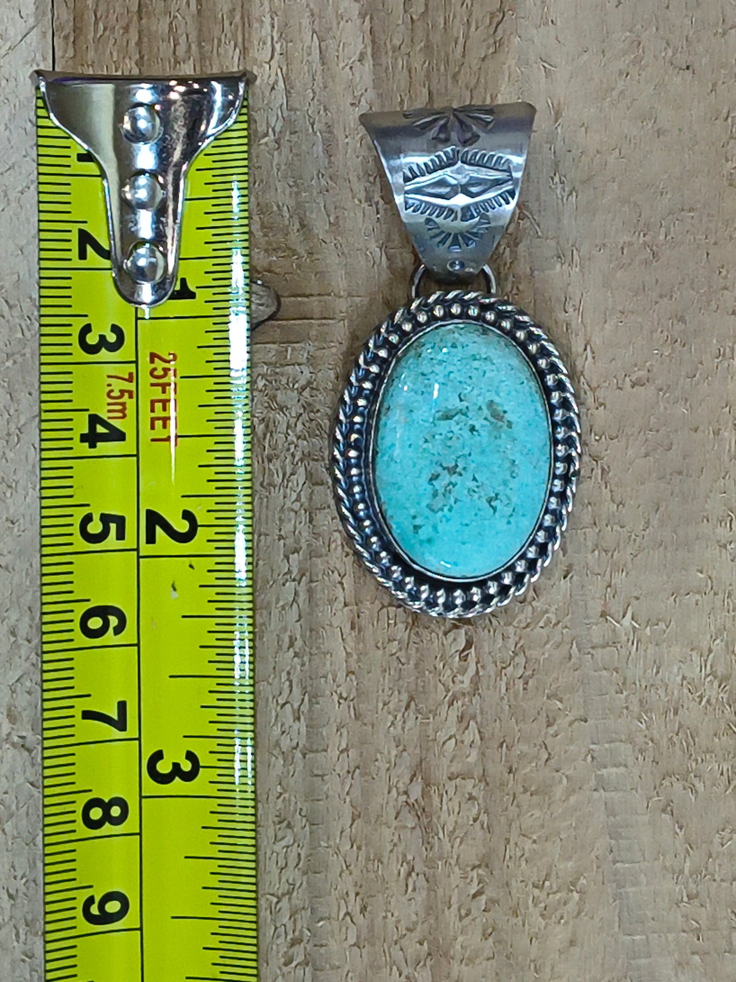 Emerald Valley Pendant by T. Nez, Sr. (13.5 mm bail)