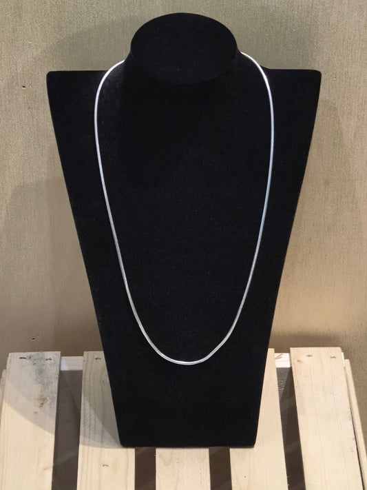 26" Heavy Sterling Silver Snake Chain