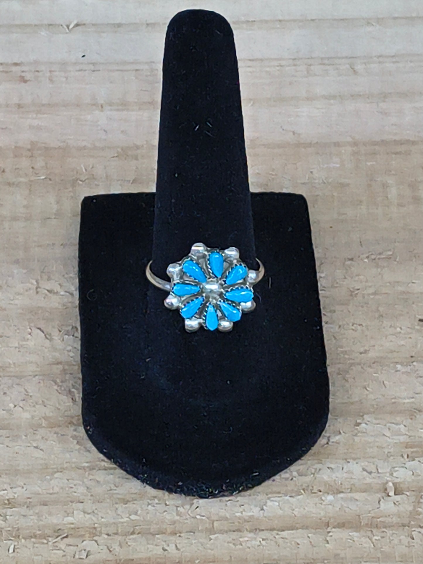 7.0 Turquoise Cluster Ring