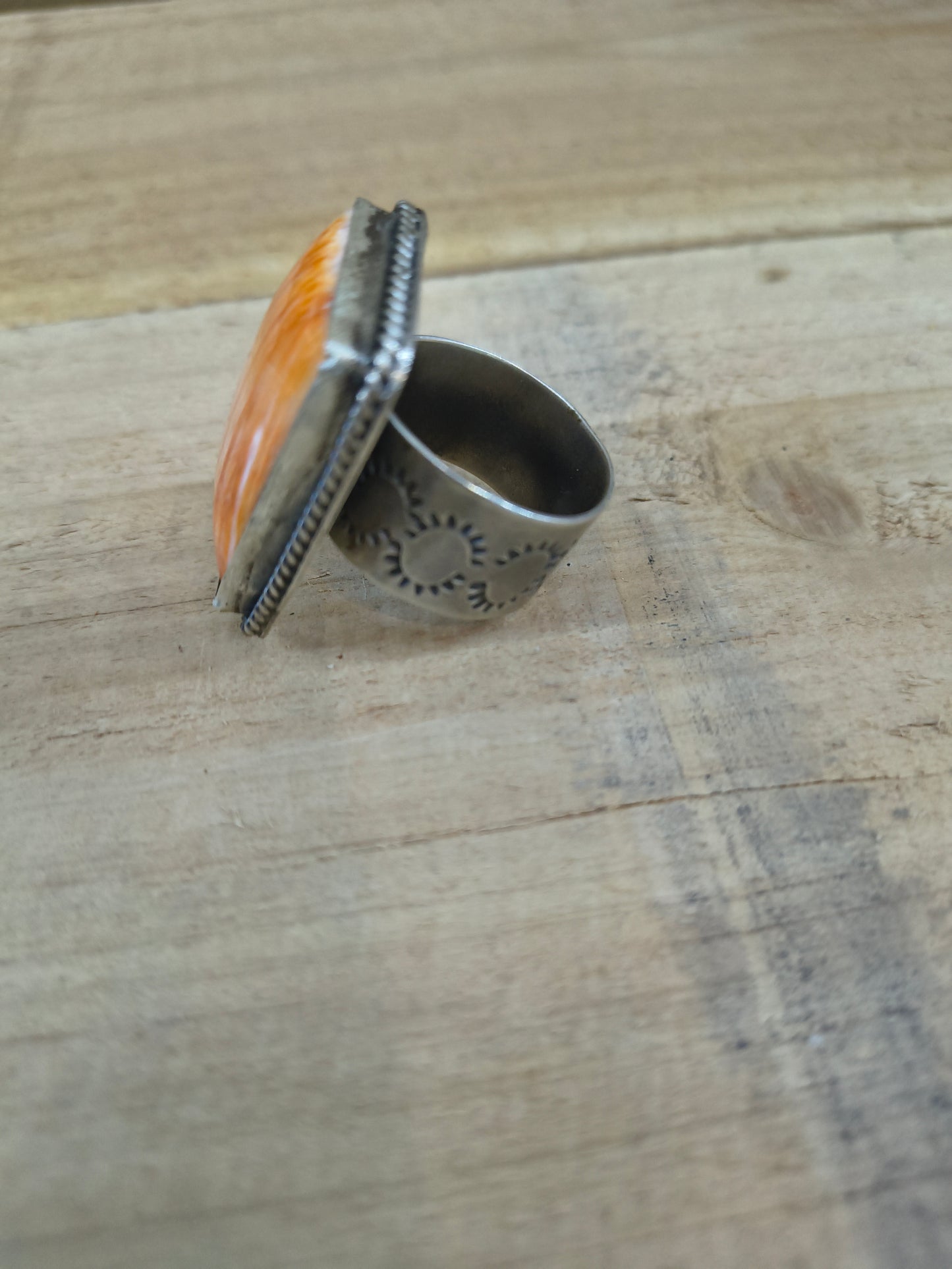 12.0 Orange Spiny Oyster Ring