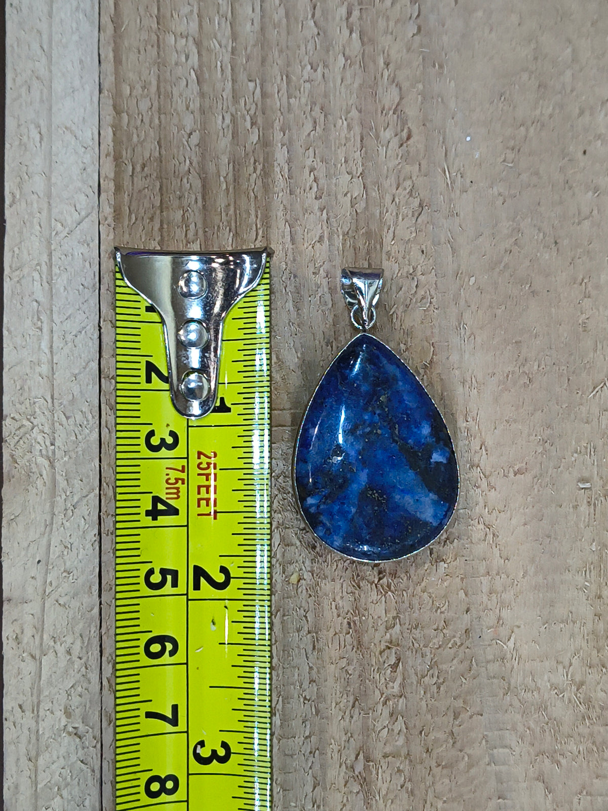 Lapis Pendant 5.5mm Bail