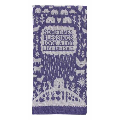 Sometimes Blessings Look a Lot Like Bullshit - Dish Towel