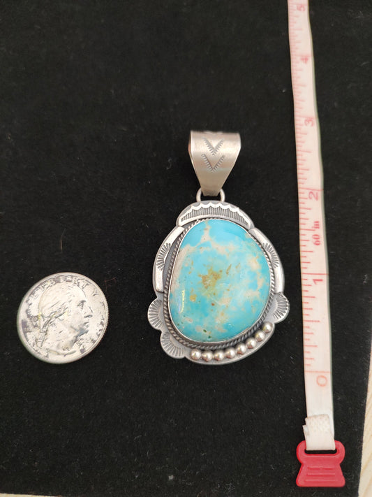 Kingman Turquoise Pendant