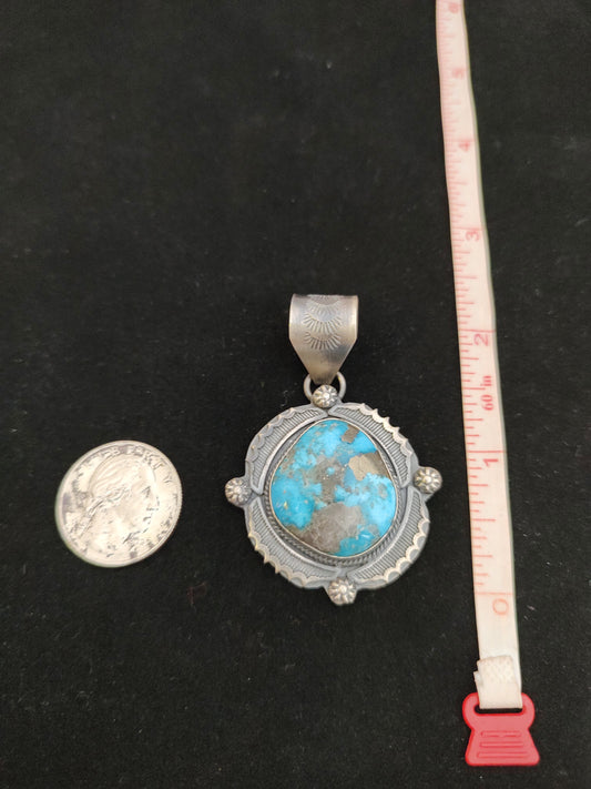 Kingman Turquoise Pendant