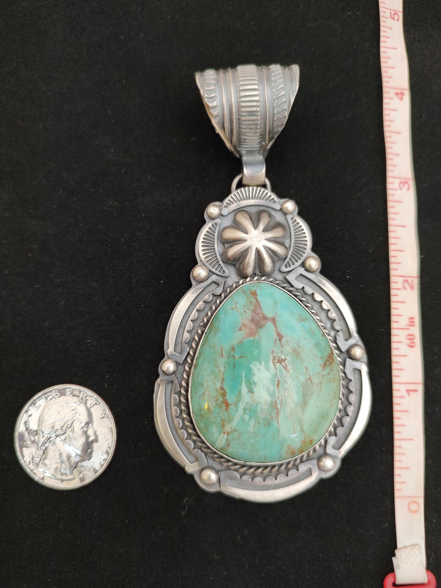 Kingman Turquoise Pendant