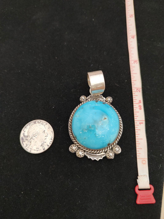 Kingman Turquoise Pendant