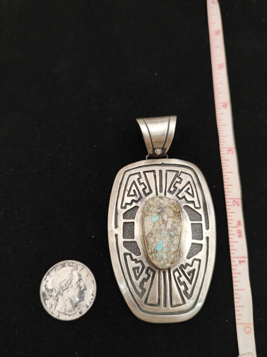 LOT 83 B 1/11 Dry Creek Turquoise Pendant