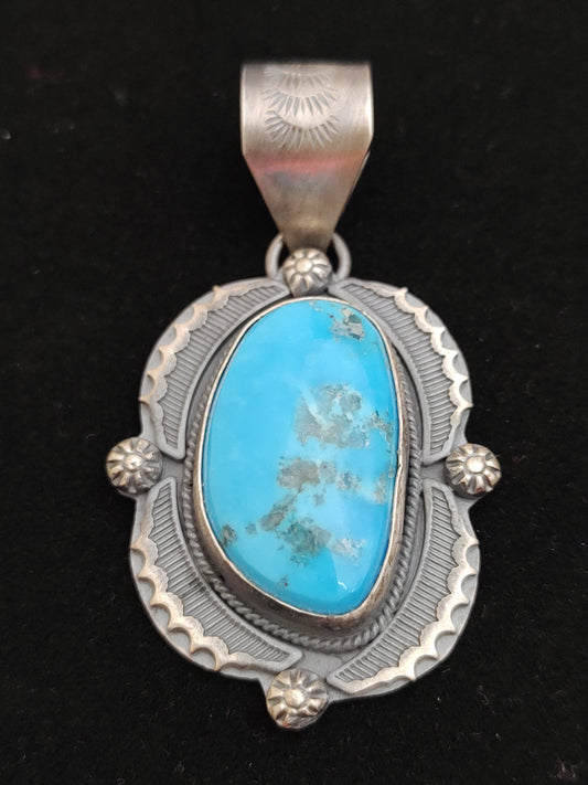 Kingman Turquoise Pendant