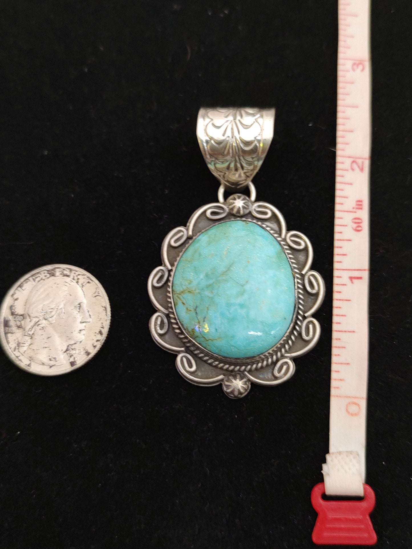 Kingman Turquoise Pendant