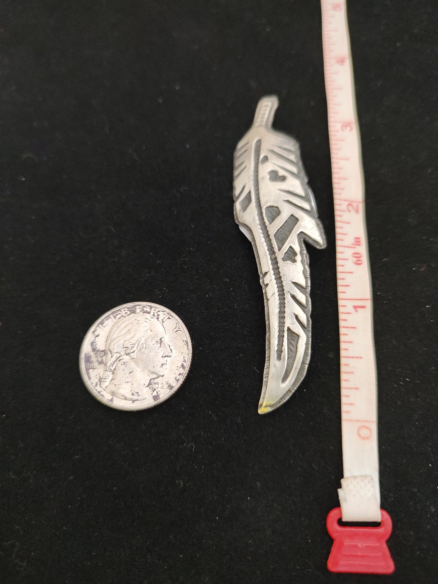 Silver Feather Pin/Pendant