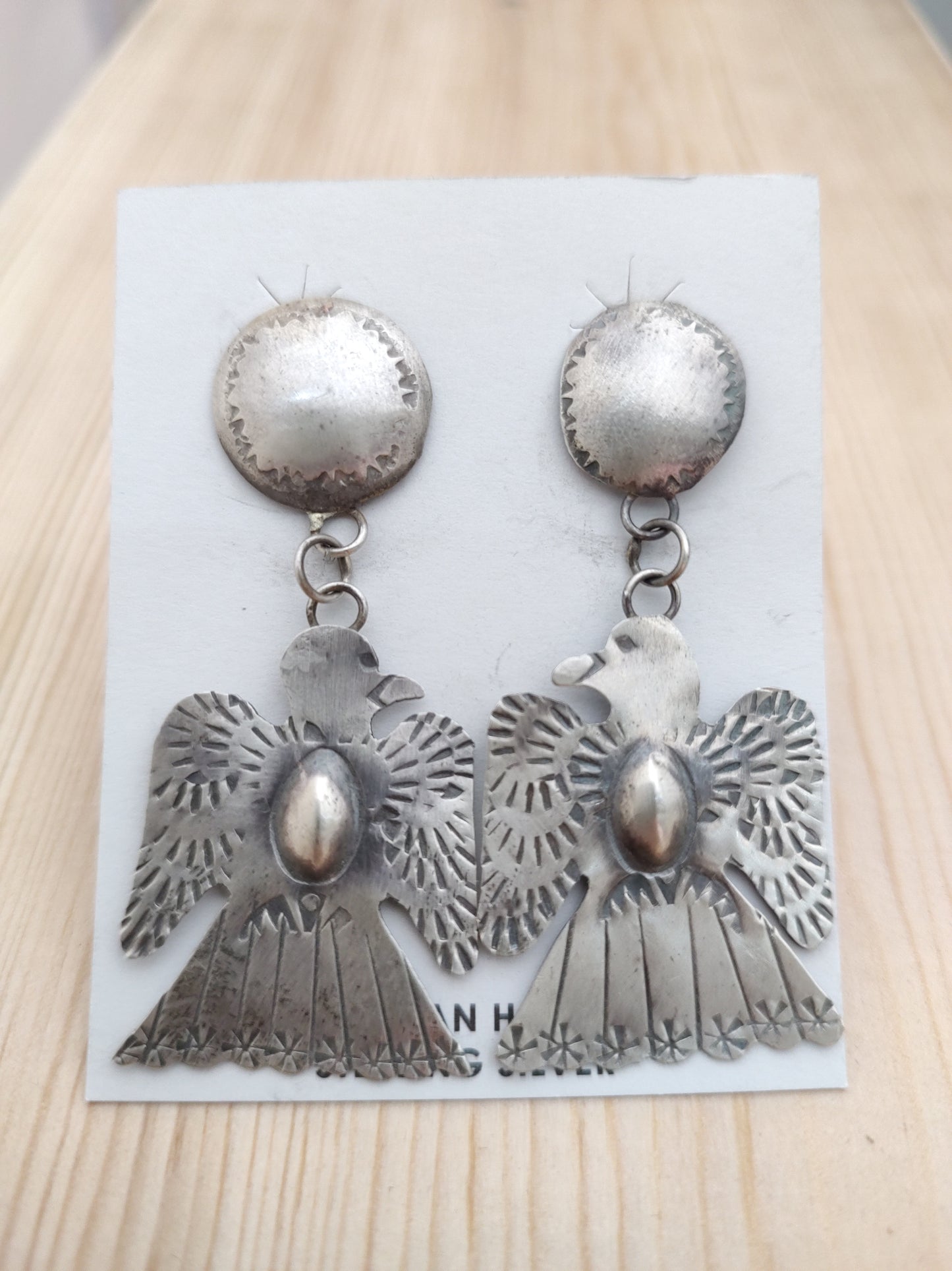 Sterling Silver Thunderbird Earrings