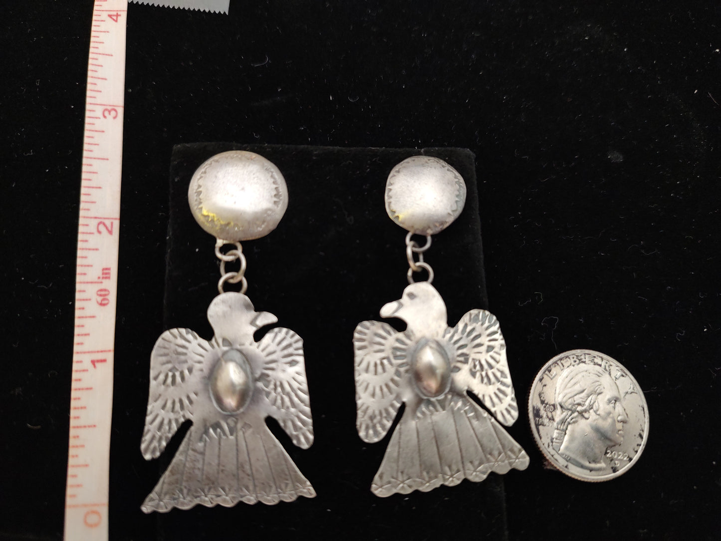 Sterling Silver Thunderbird Earrings