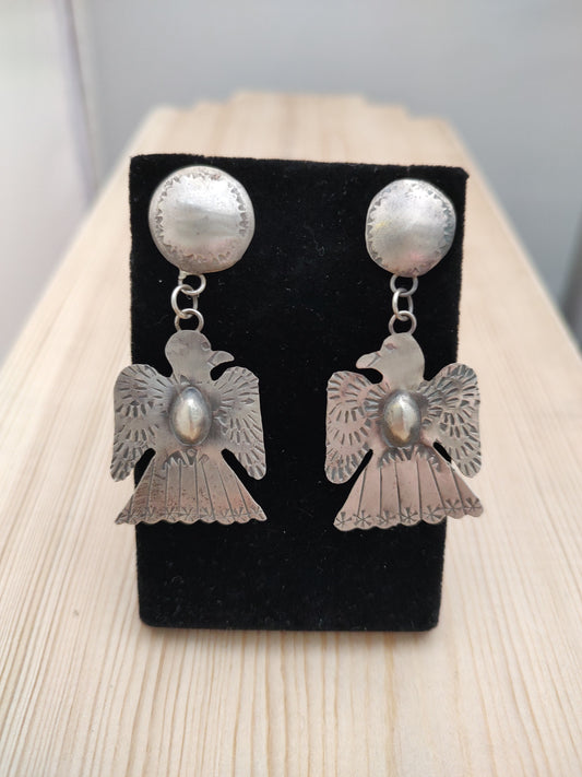 Sterling Silver Thunderbird Earrings