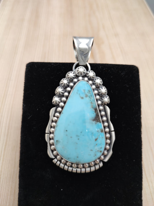 White Water Turquoise Pendant